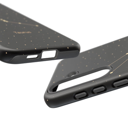 Taurus Zodiac Constellation Phone Case – Luxe Gold Celestial Cover
