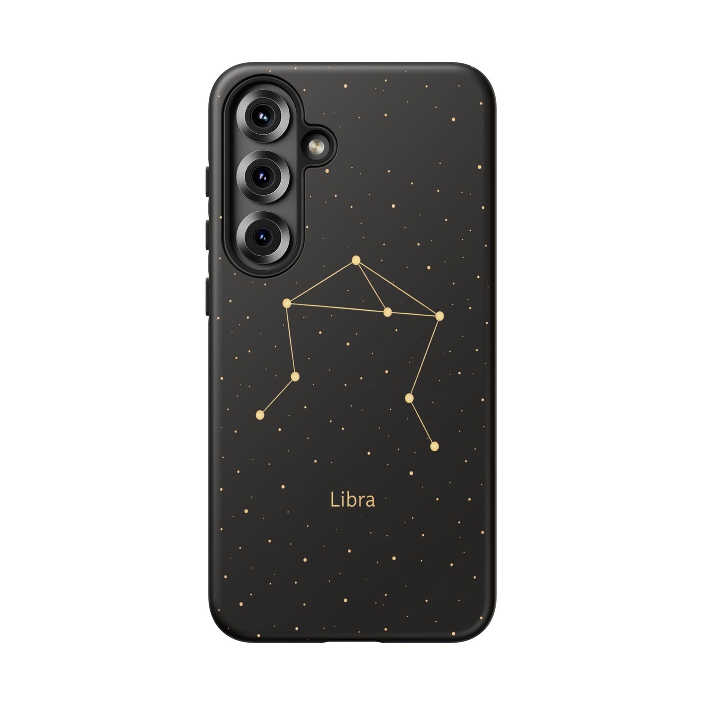 Libra Zodiac Constellation Phone Case – Luxe Gold Celestial Cover