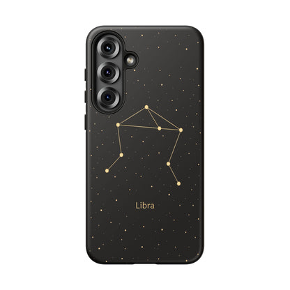 Libra Zodiac Constellation Phone Case – Luxe Gold Celestial Cover