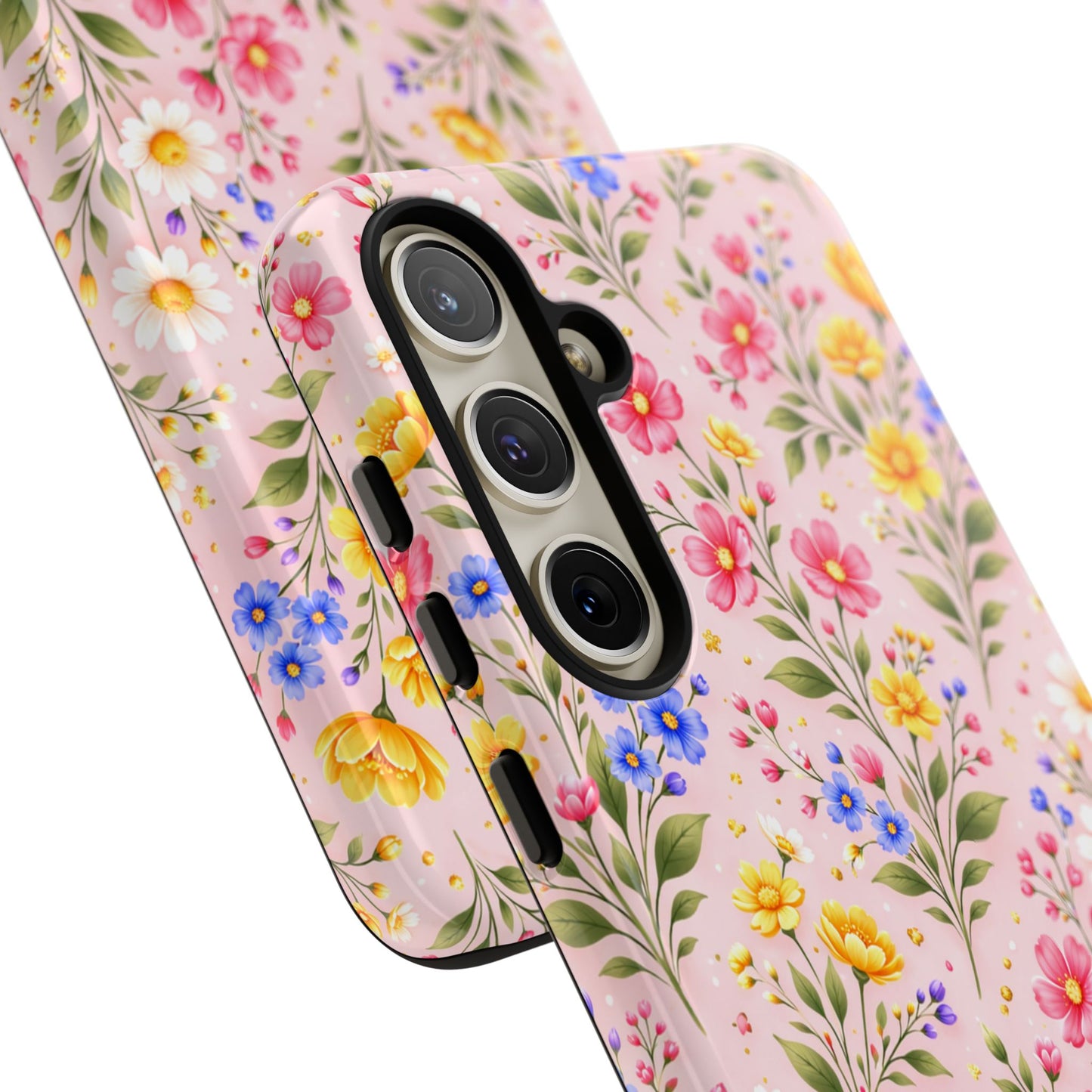 Wildflower Floral Phone Case Vintage Spring Meadow Tough Cover