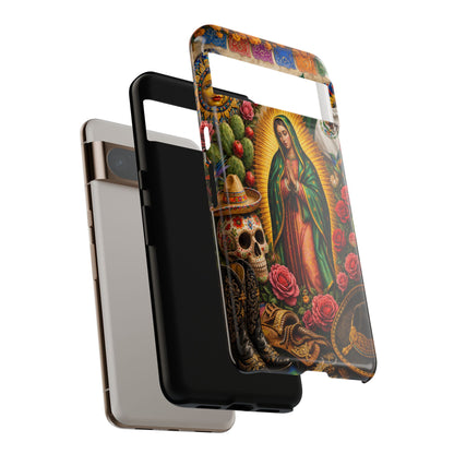 Virgen de Guadalupe Phone Case Mexican Floral iPhone Samsung Pixel Case