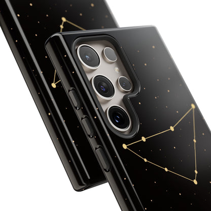 Capricorn Zodiac Constellation Phone Case – Luxe Gold Celestial Cover