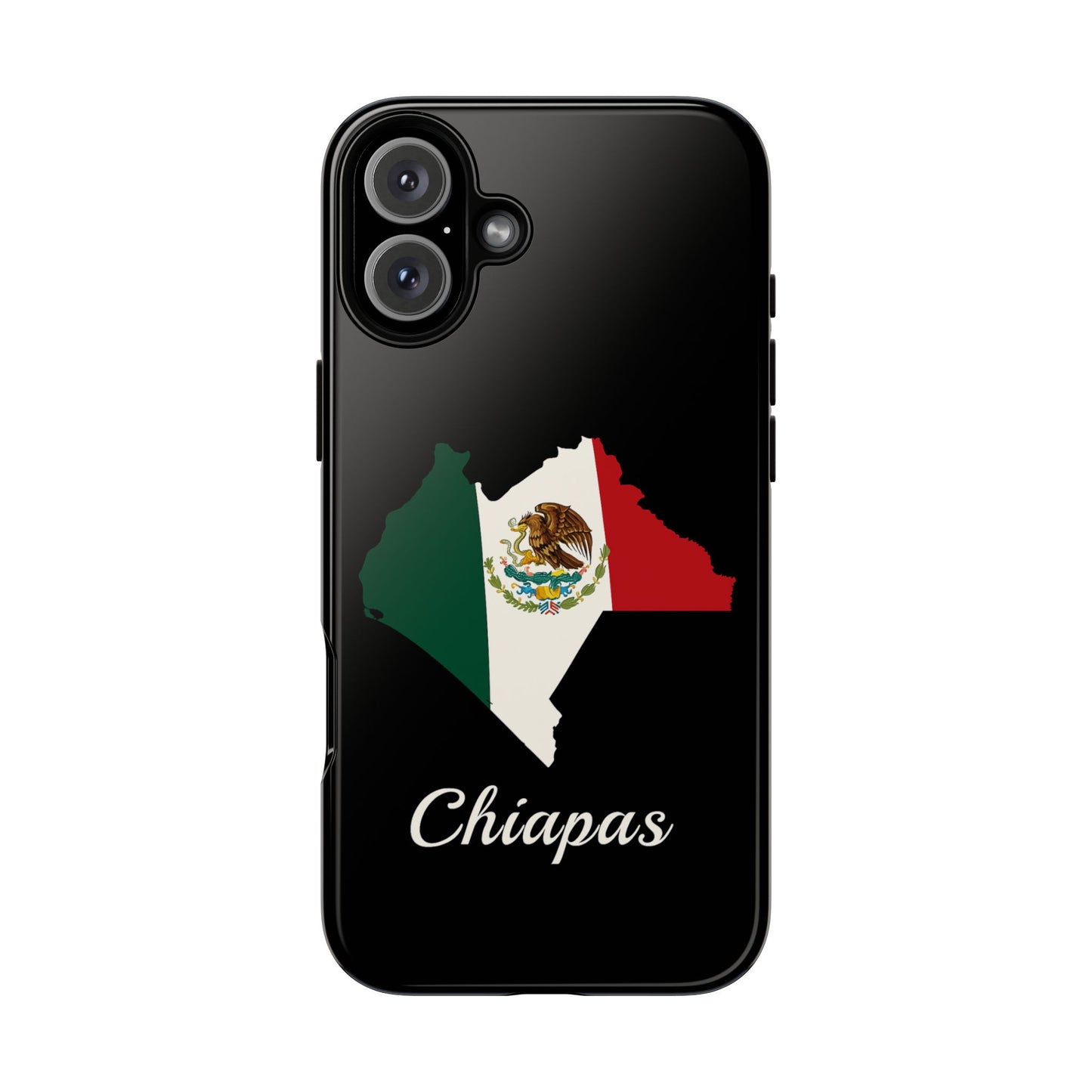 Chiapas Mexico Flag Map Phone Case | Mexican American Pride Tough Case for iPhone & Samsung