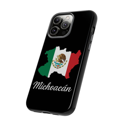 Michoacán Mexico Flag Map Phone Case | Mexican American Pride Tough Case for iPhone & Samsung