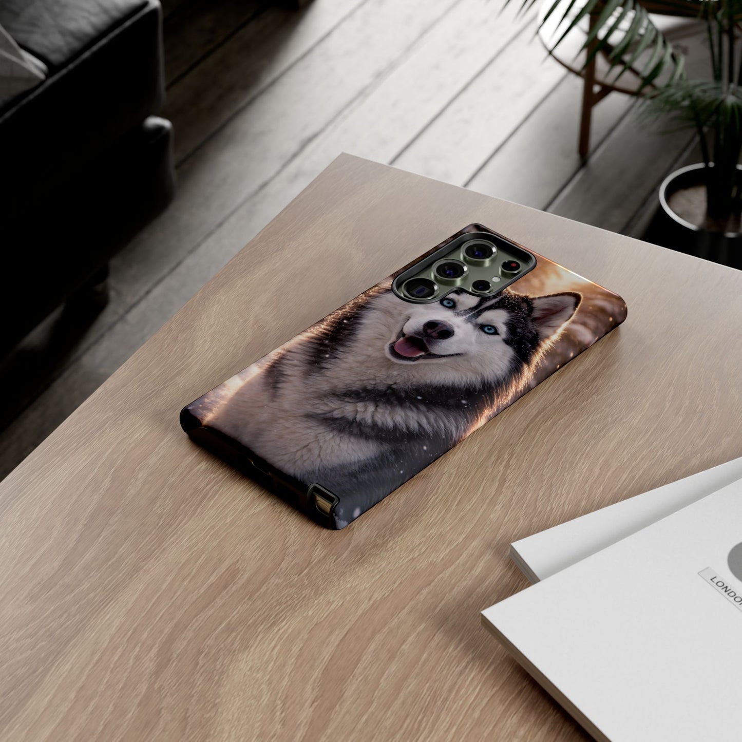 Siberian Husky Tough Phone Case | Blue Eyes Dog Cover Protective iPhone Case