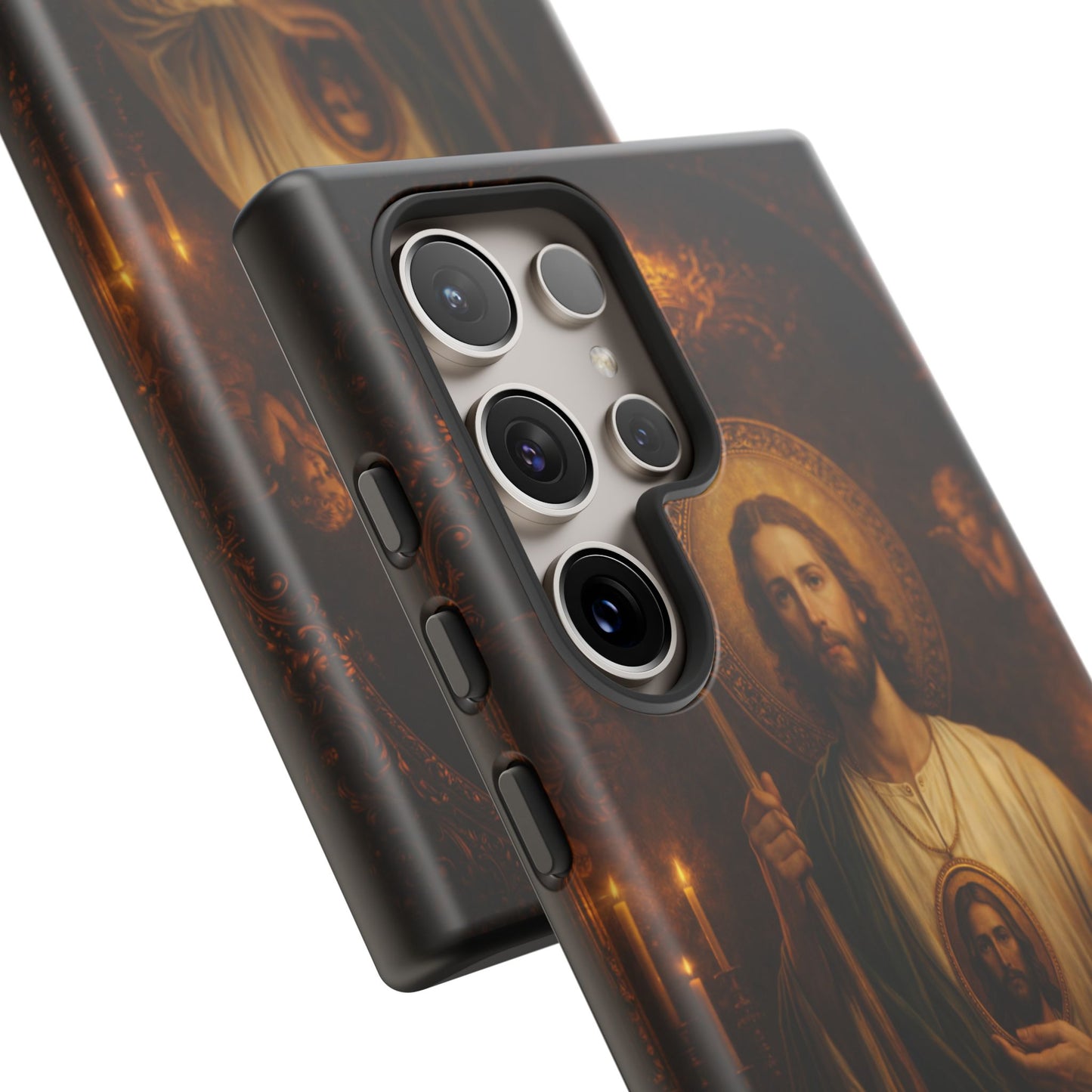 San Judas Phone Case Saint Jude Catholic Saint Religious Art Portrait Tough