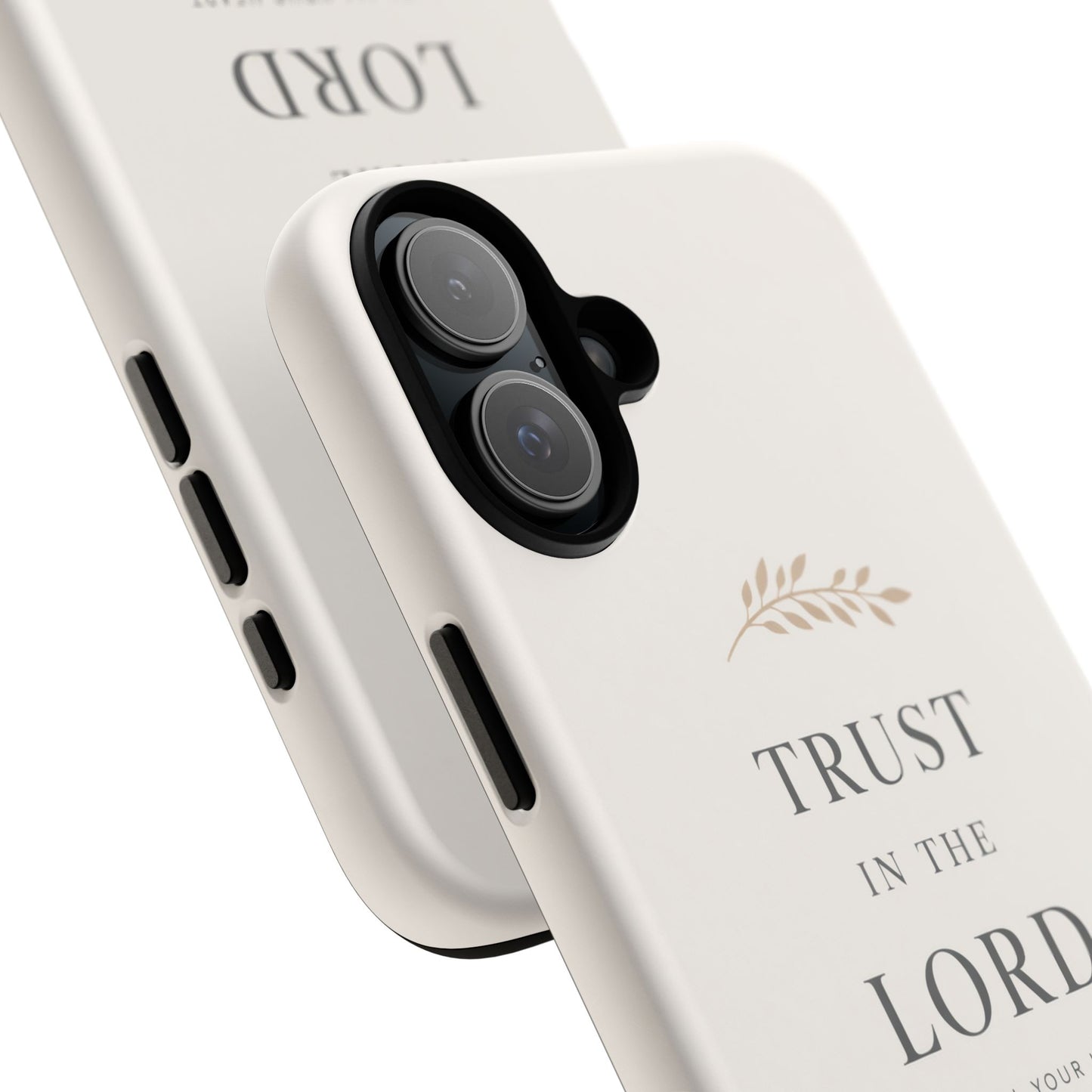 Proverbs 3:5 Christian Phone Case Trust in the Lord Minimalist Faith Cover