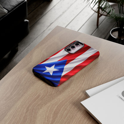 Puerto Rico Flag Phone Case | Boricua Pride Tough Case | Puerto Rican Flag Protective Cover for iPhone & Samsung