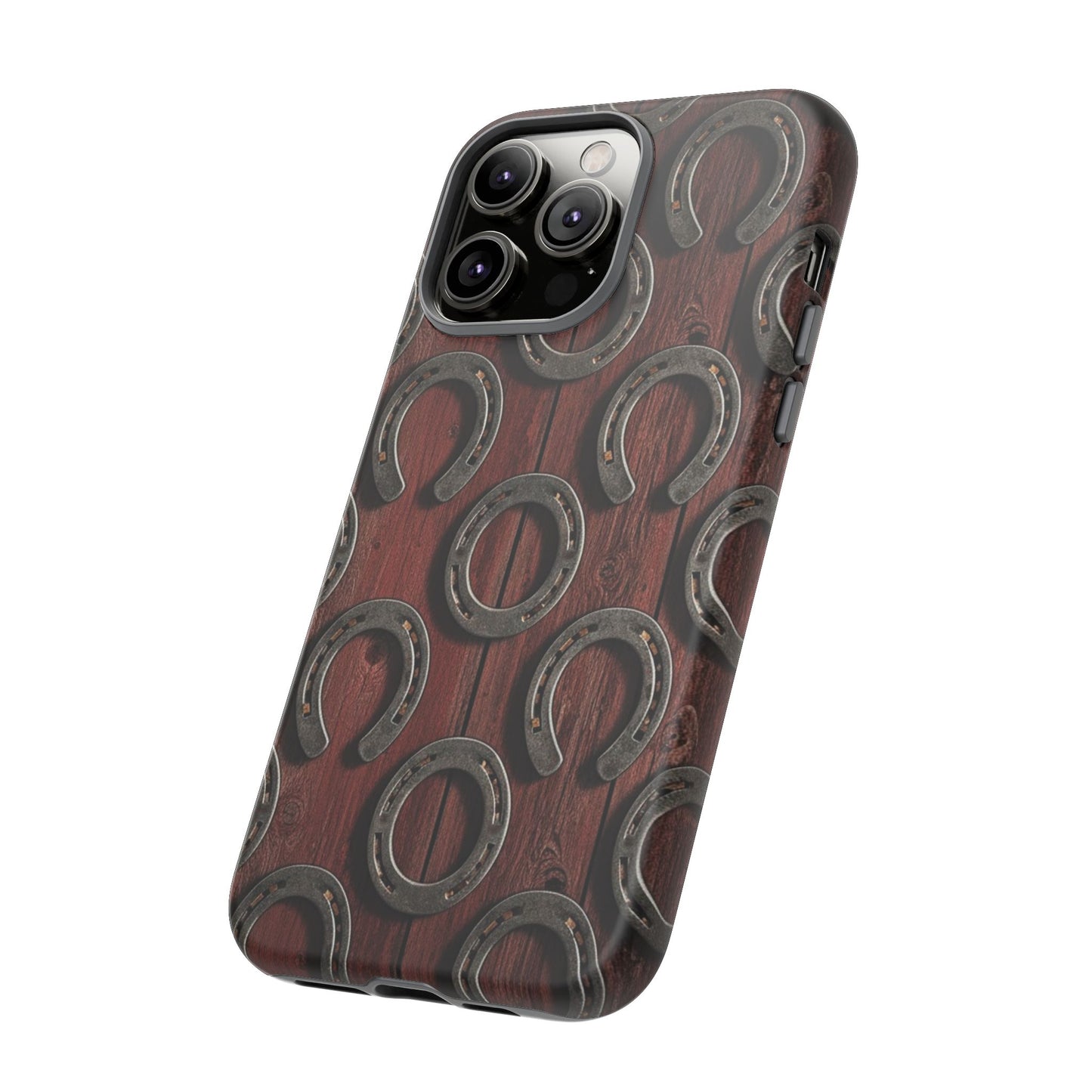 Rustic Horseshoe Western Phone Case – Cowboy Country Ranch Tough Case
