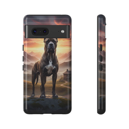 Cane Corso Phone Case – Guard Dog Sunset Tough Case (iPhone, Samsung, Pixel) | Dog Lover Gift