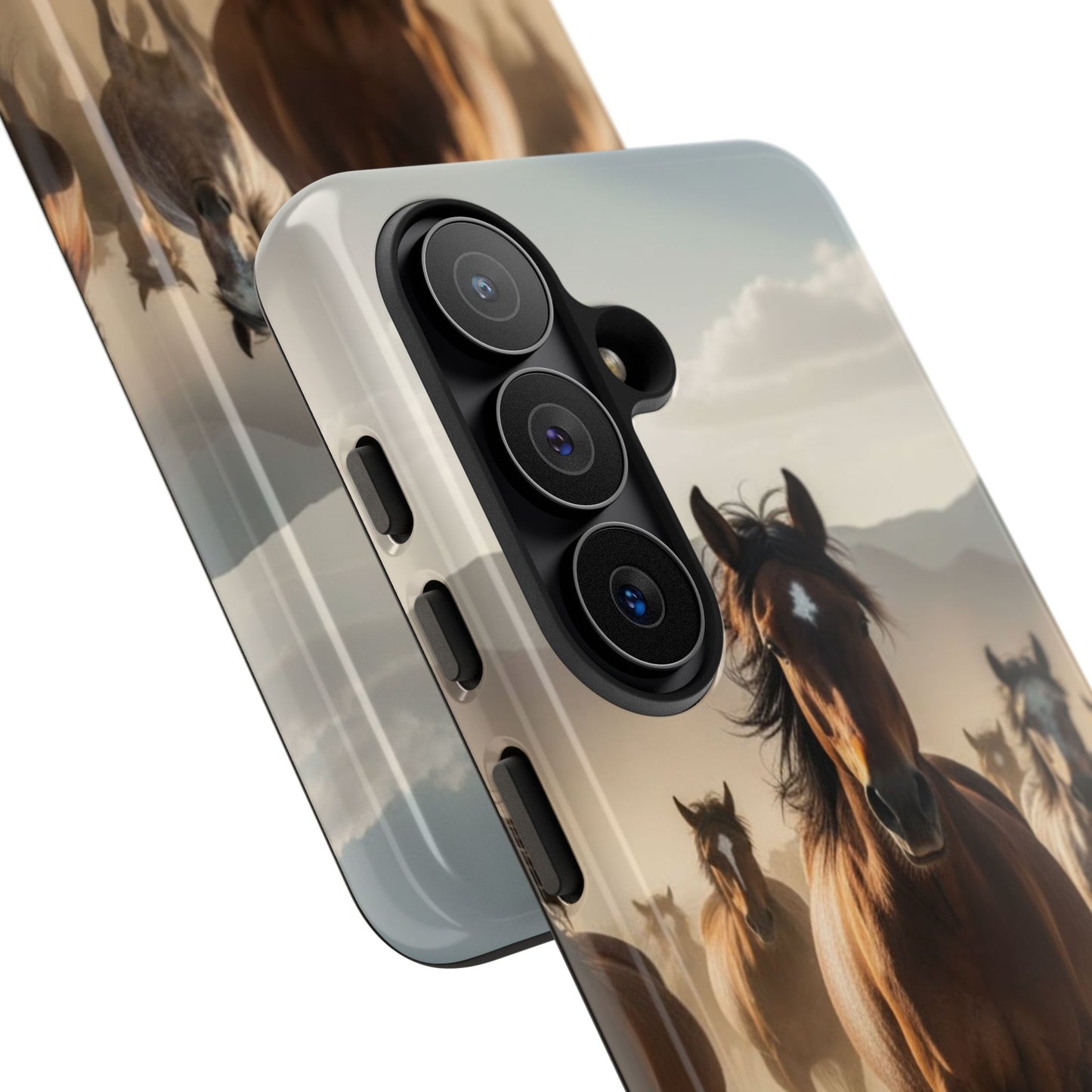 Running Horses Phone Case – Wild Mustang Herd Tough Case (iPhone, Samsung, Pixel)