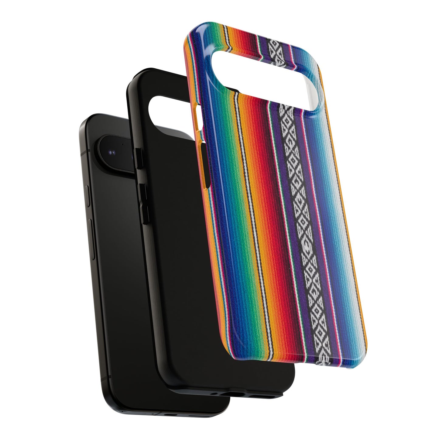 Serape Stripe Phone Case – Colorful Mexican Blanket Pattern Tough Case