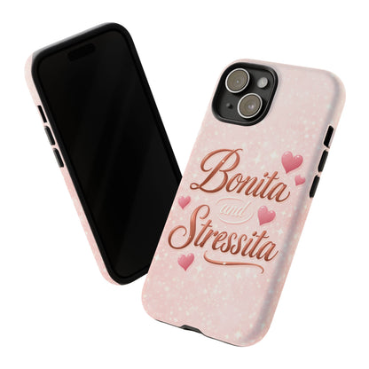 Bonita Stressita Phone Case Cute Latina Aesthetic Pink Coquette Case