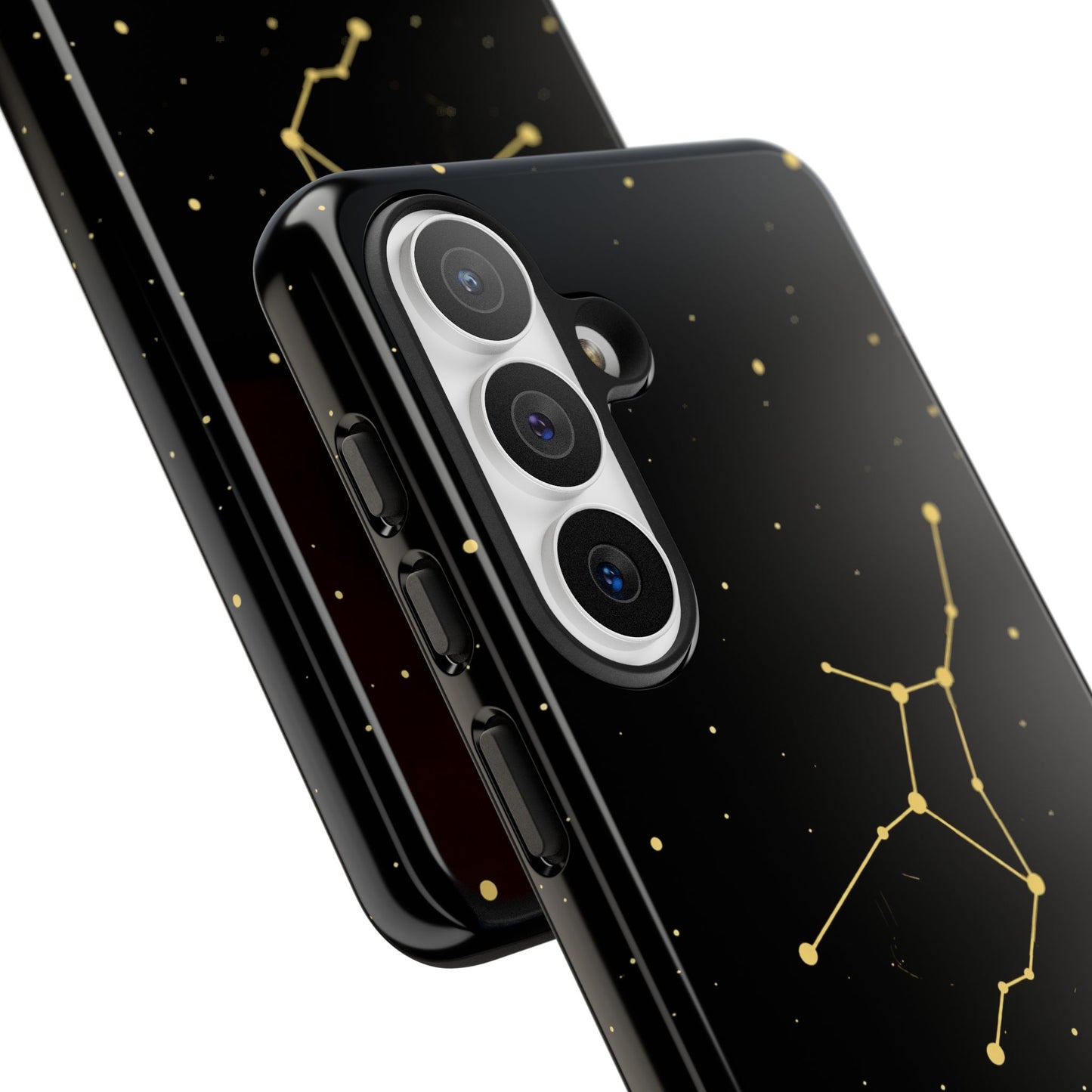 Virgo Zodiac Constellation Phone Case – Luxe Gold Celestial Cover