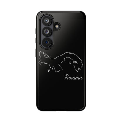 Panama Outline Phone Case – Minimal Country Map Tough Case (iPhone, Samsung, Pixel)