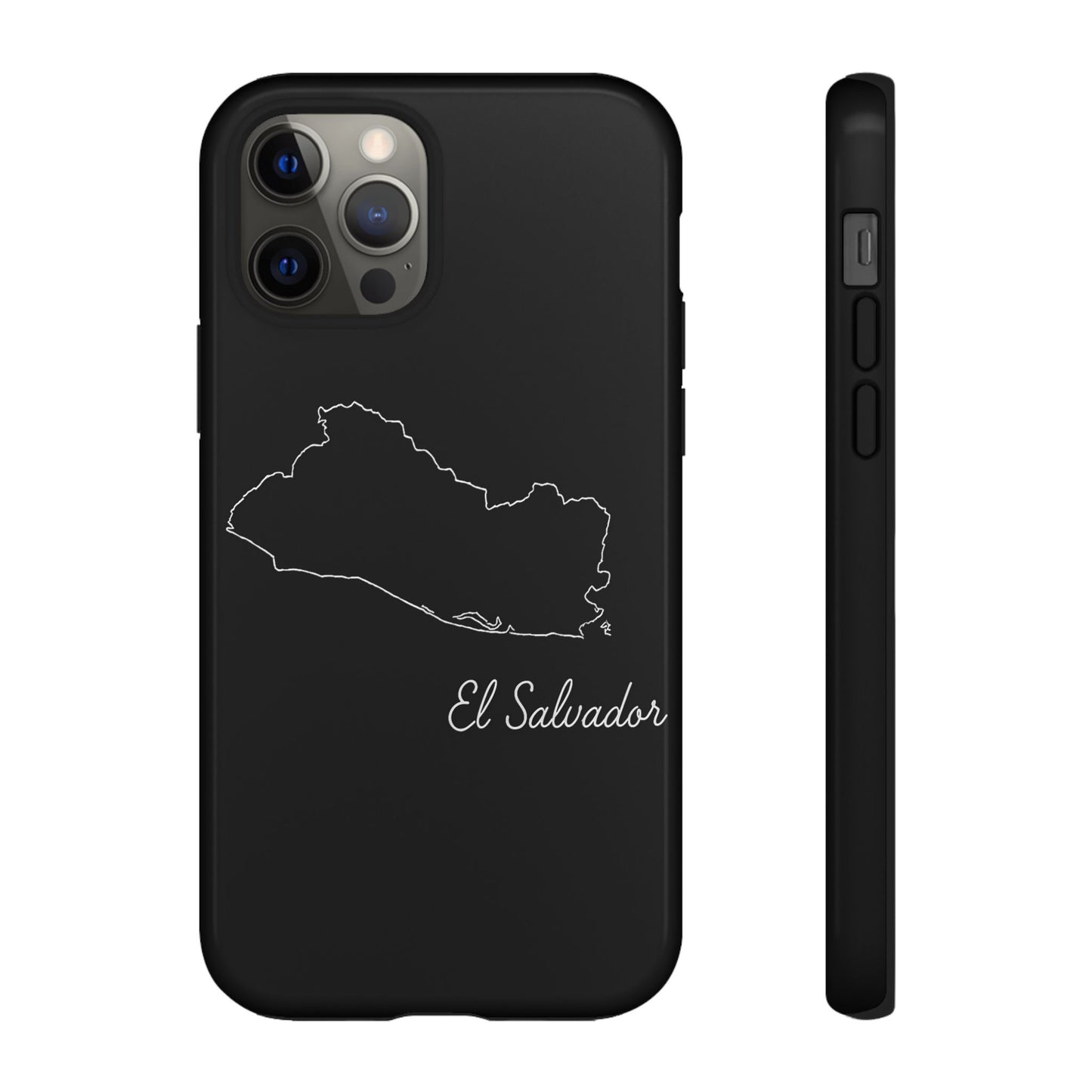 El Salvador Outline Phone Case – Minimal Country Map Tough Case (iPhone, Samsung, Pixel)