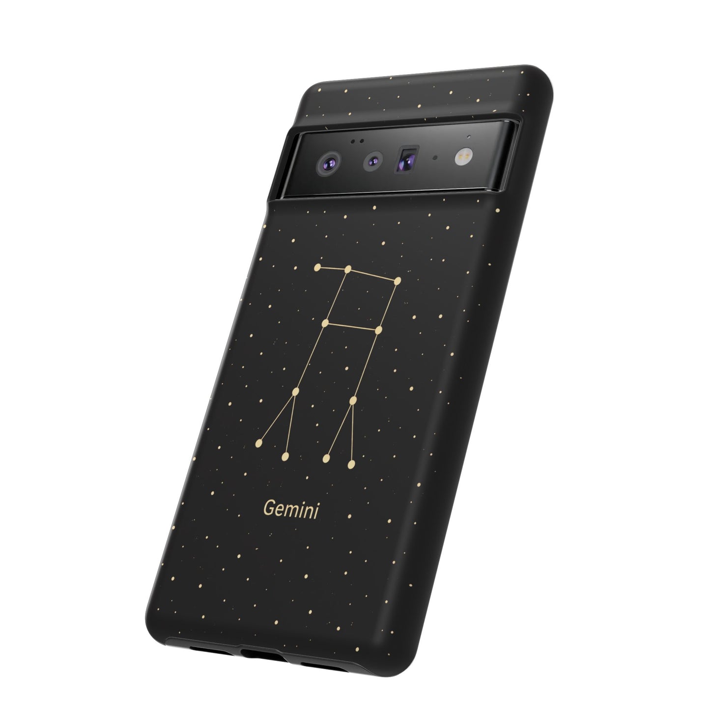 Gemini Zodiac Constellation Phone Case – Luxe Gold Celestial Cover
