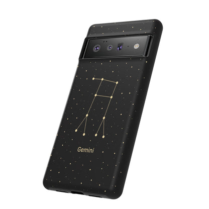 Gemini Zodiac Constellation Phone Case – Luxe Gold Celestial Cover