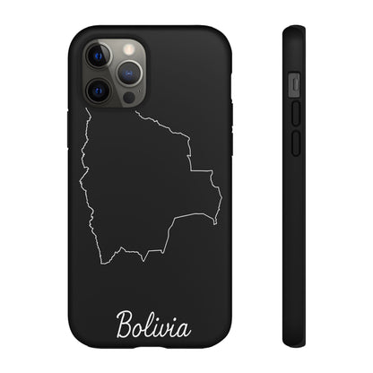 Bolivia Outline Phone Case – Minimal Country Map Tough Cover