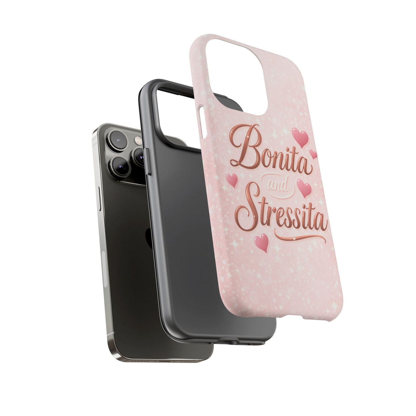 Bonita Stressita Phone Case Cute Latina Aesthetic Pink Coquette Case