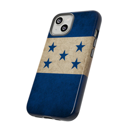Honduras Flag Phone Case | Vintage Honduran Flag iPhone & Samsung Tough Protective Case