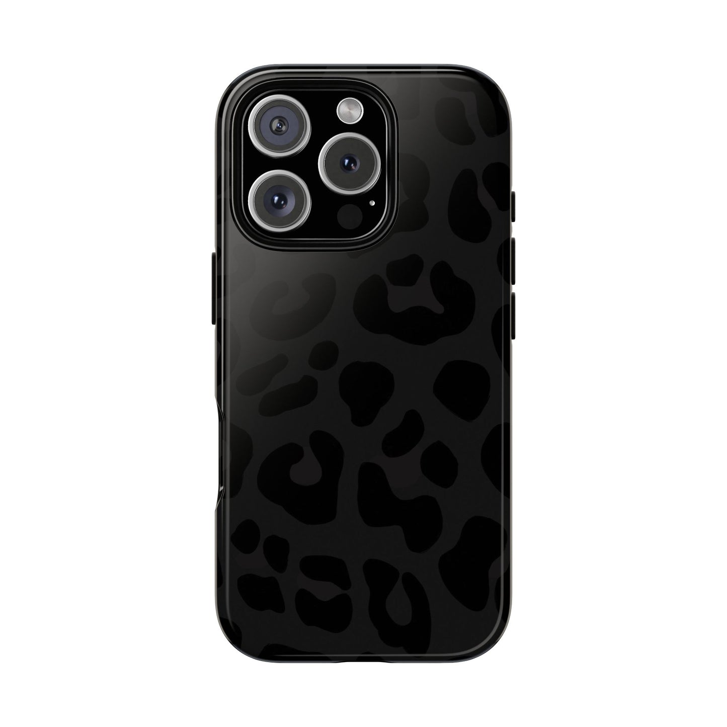 Black Leopard Phone Case | Matte & Glossy Tough Protective iPhone Case