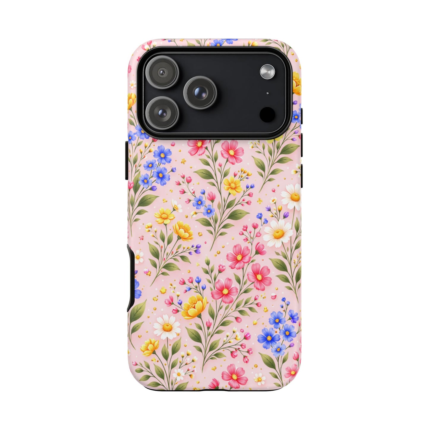 Wildflower Floral Phone Case Vintage Spring Meadow Tough Cover