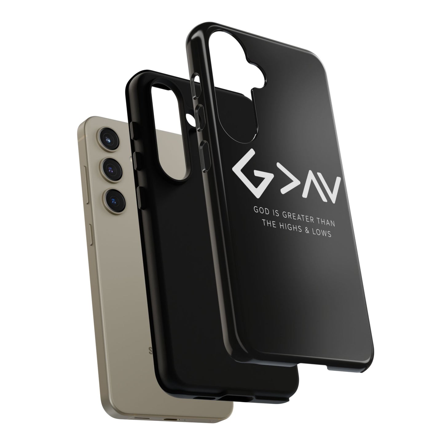 God Is Greater Than The Highs & Lows G>∧∨ Christian Phone Case