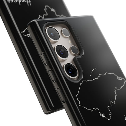 Honduras Outline Phone Case – Minimal Country Map Tough Case (iPhone, Samsung, Pixel)