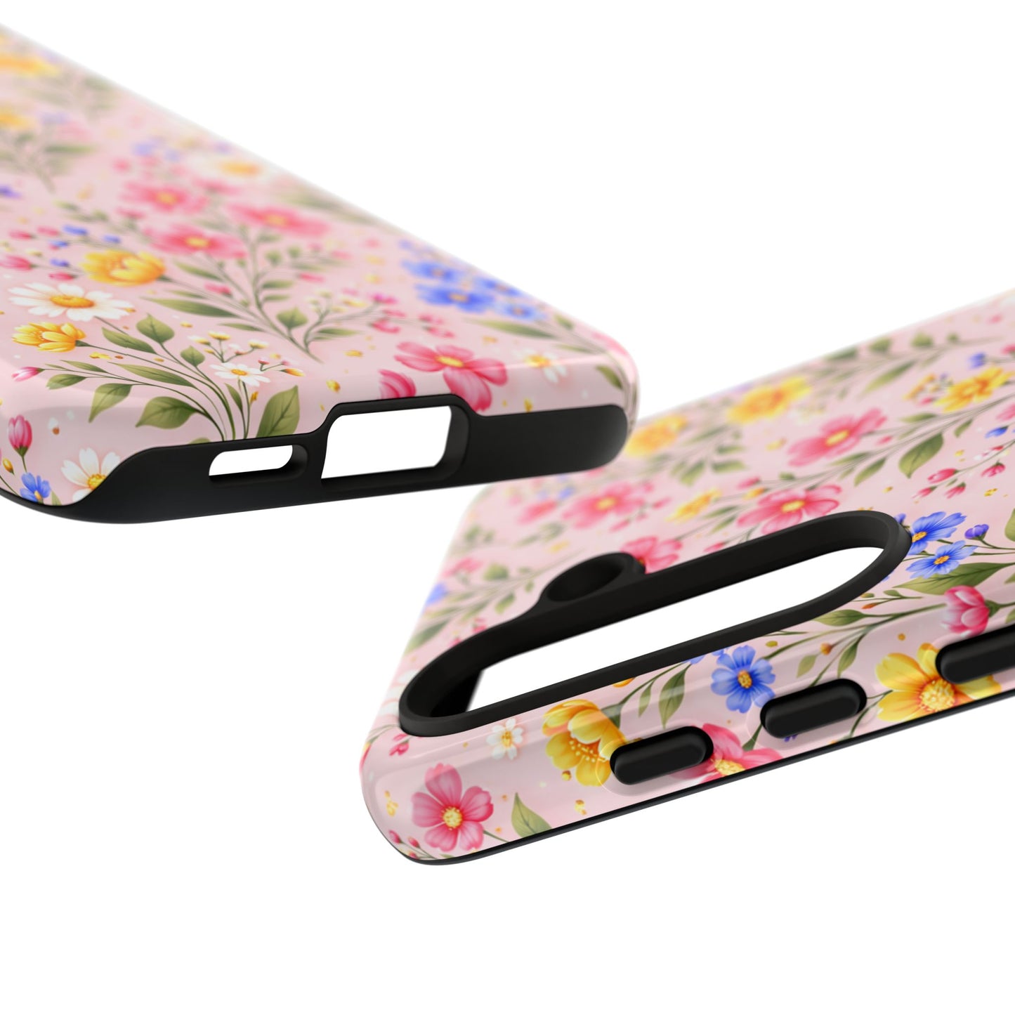 Wildflower Floral Phone Case Vintage Spring Meadow Tough Cover