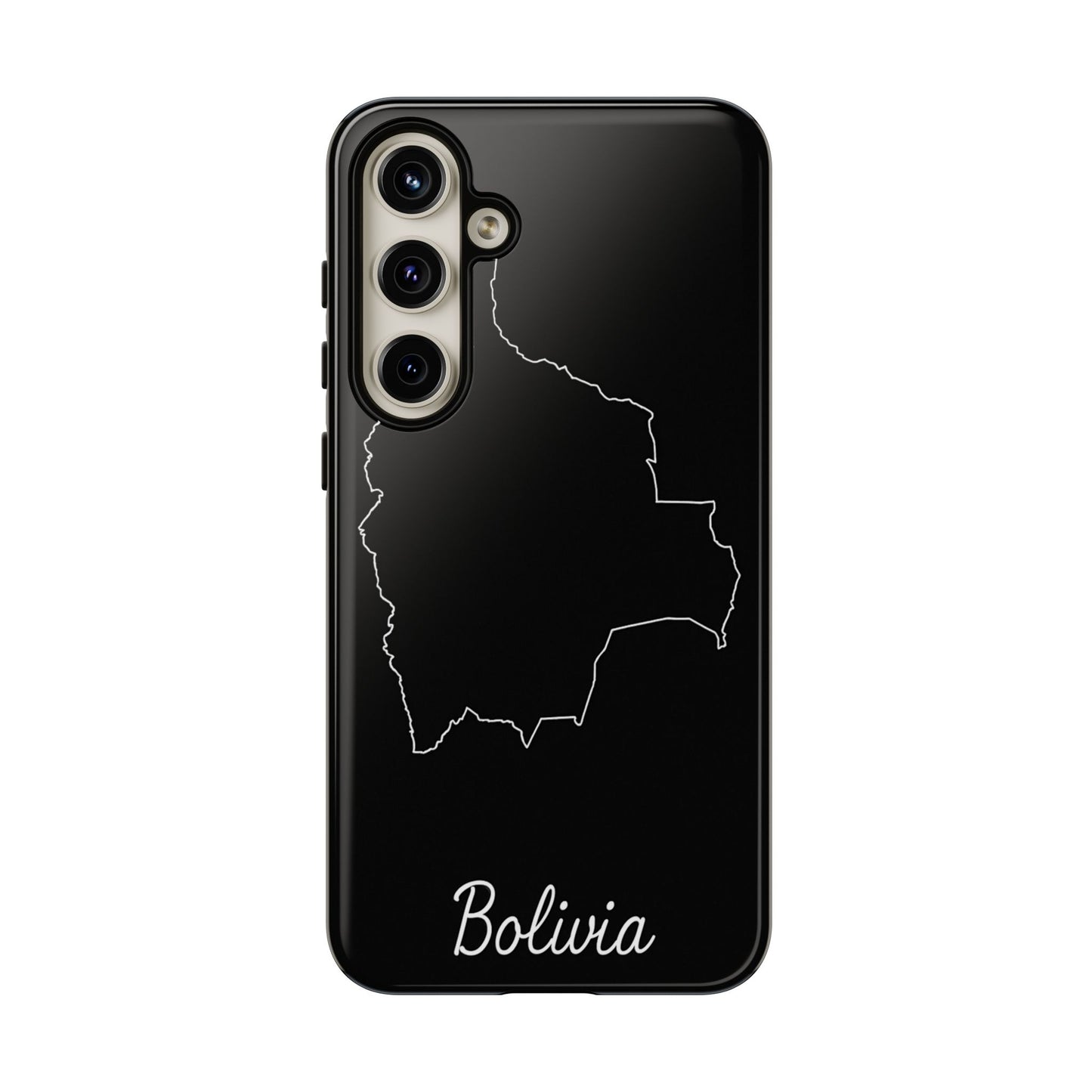 Bolivia Outline Phone Case – Minimal Country Map Tough Cover