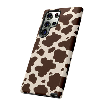 Western Cow Print Tough Phone Case for iPhone Samsung Galaxy Pixel