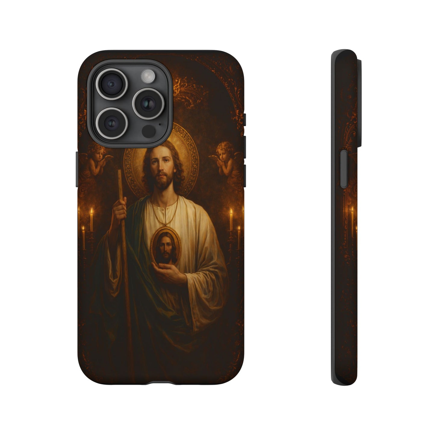 San Judas Phone Case Saint Jude Catholic Saint Religious Art Portrait Tough