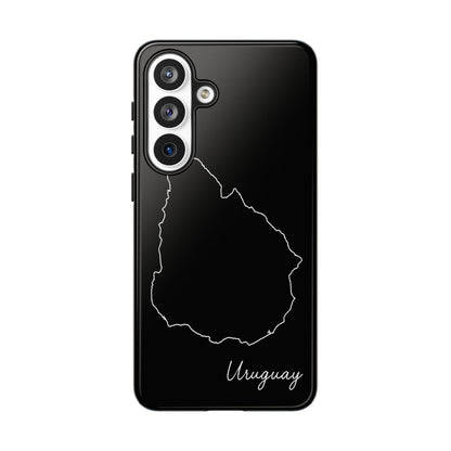 Uruguay Outline Phone Case – Minimal Country Map Tough Case (iPhone, Samsung, Pixel)