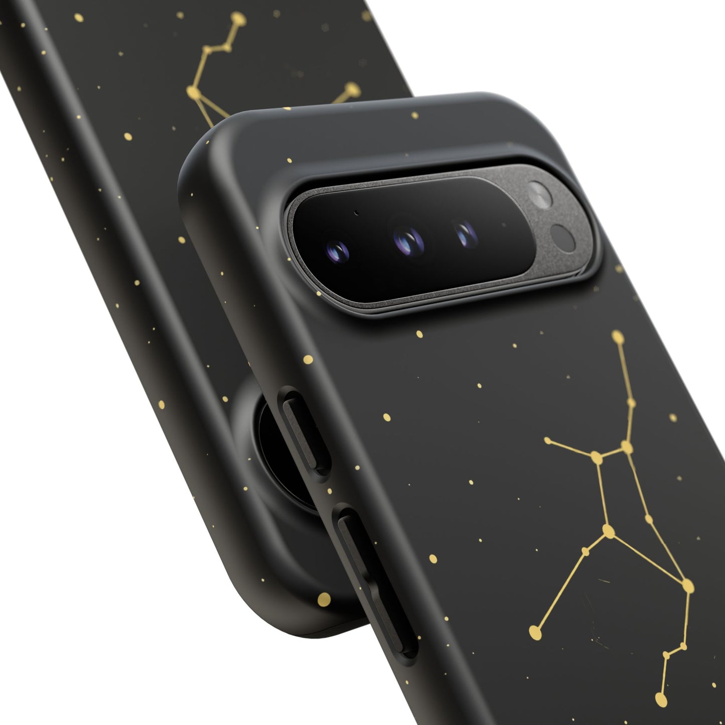 Virgo Zodiac Constellation Phone Case – Luxe Gold Celestial Cover