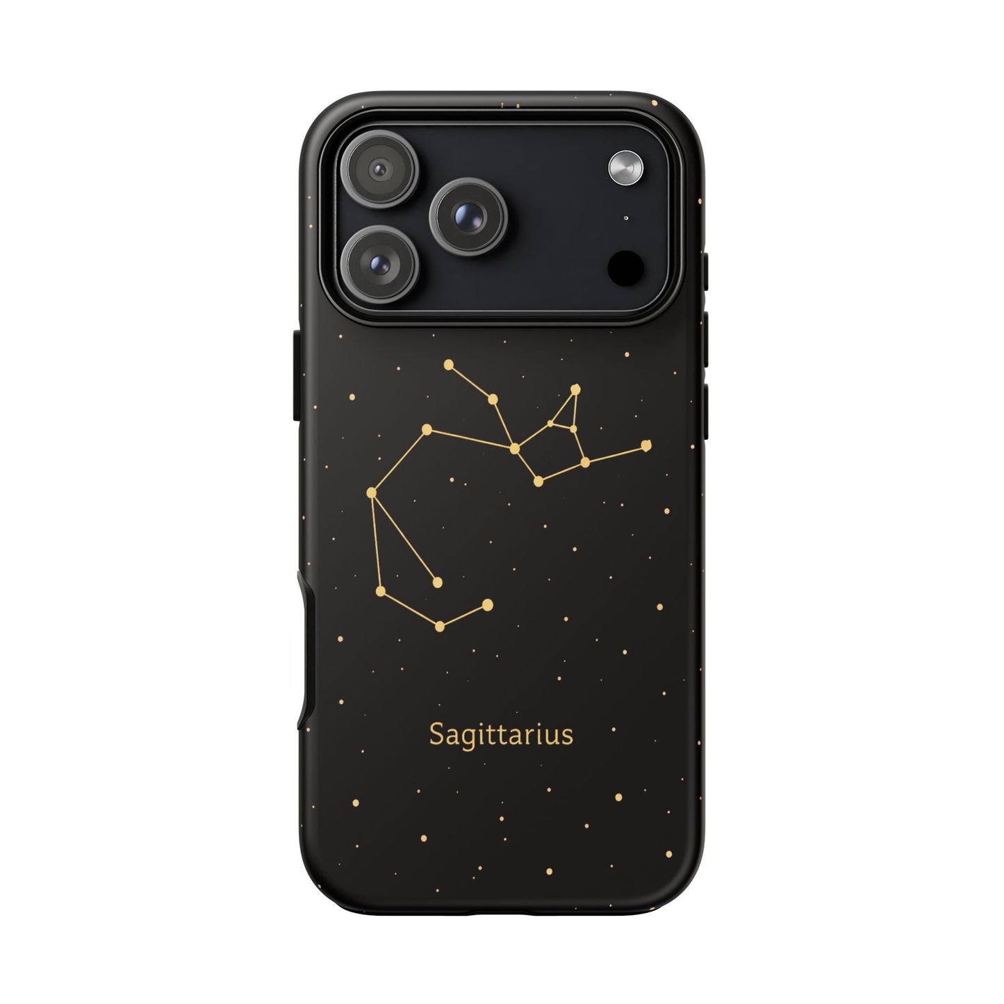 Sagittarius Zodiac Constellation Phone Case – Luxe Gold Celestial Cover