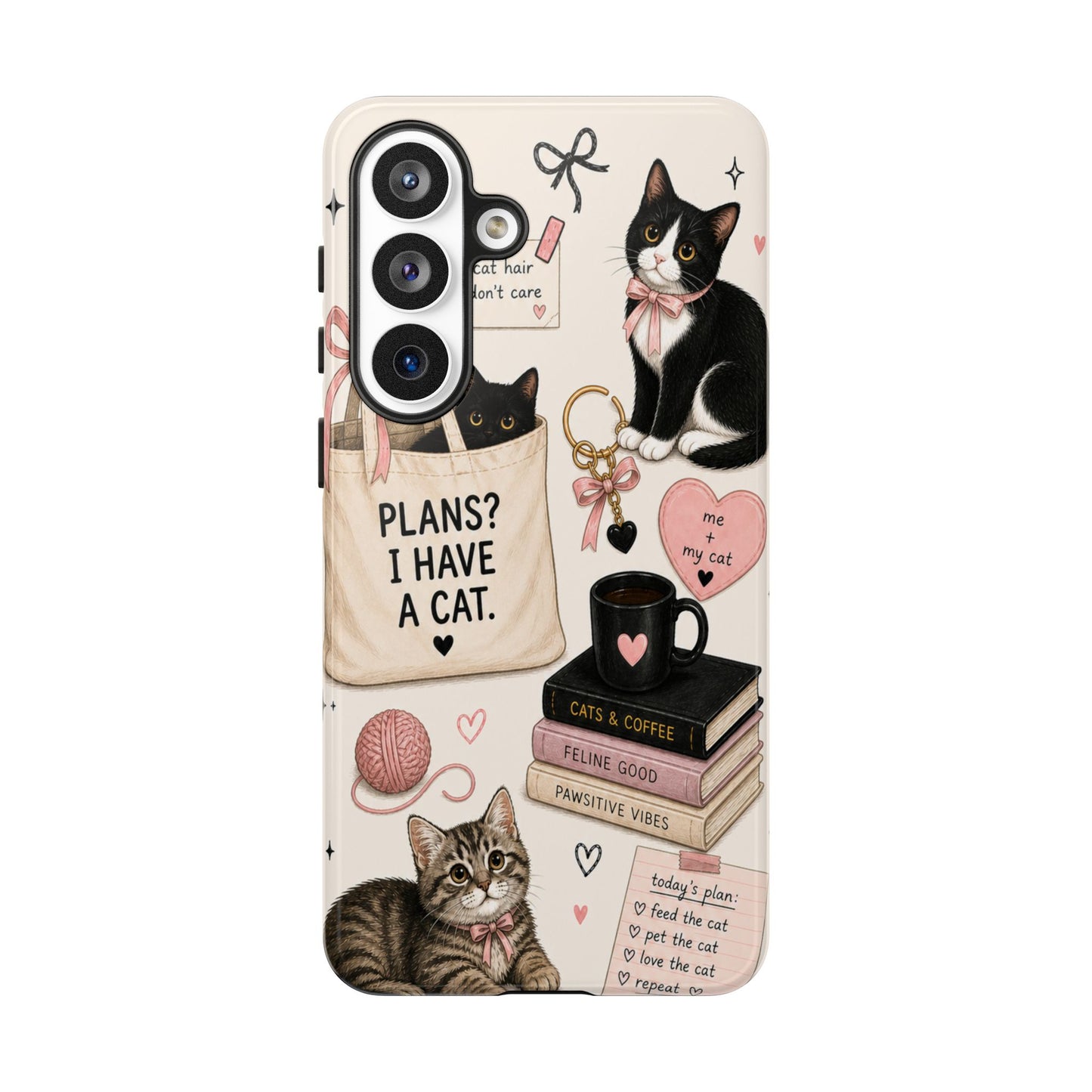 Cat Lover Phone Case | Plans? I Have A Cat Cute Aesthetic Cover