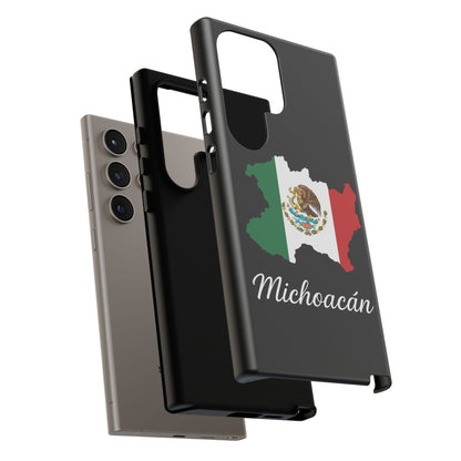 Michoacán Mexico Flag Map Phone Case | Mexican American Pride Tough Case for iPhone & Samsung