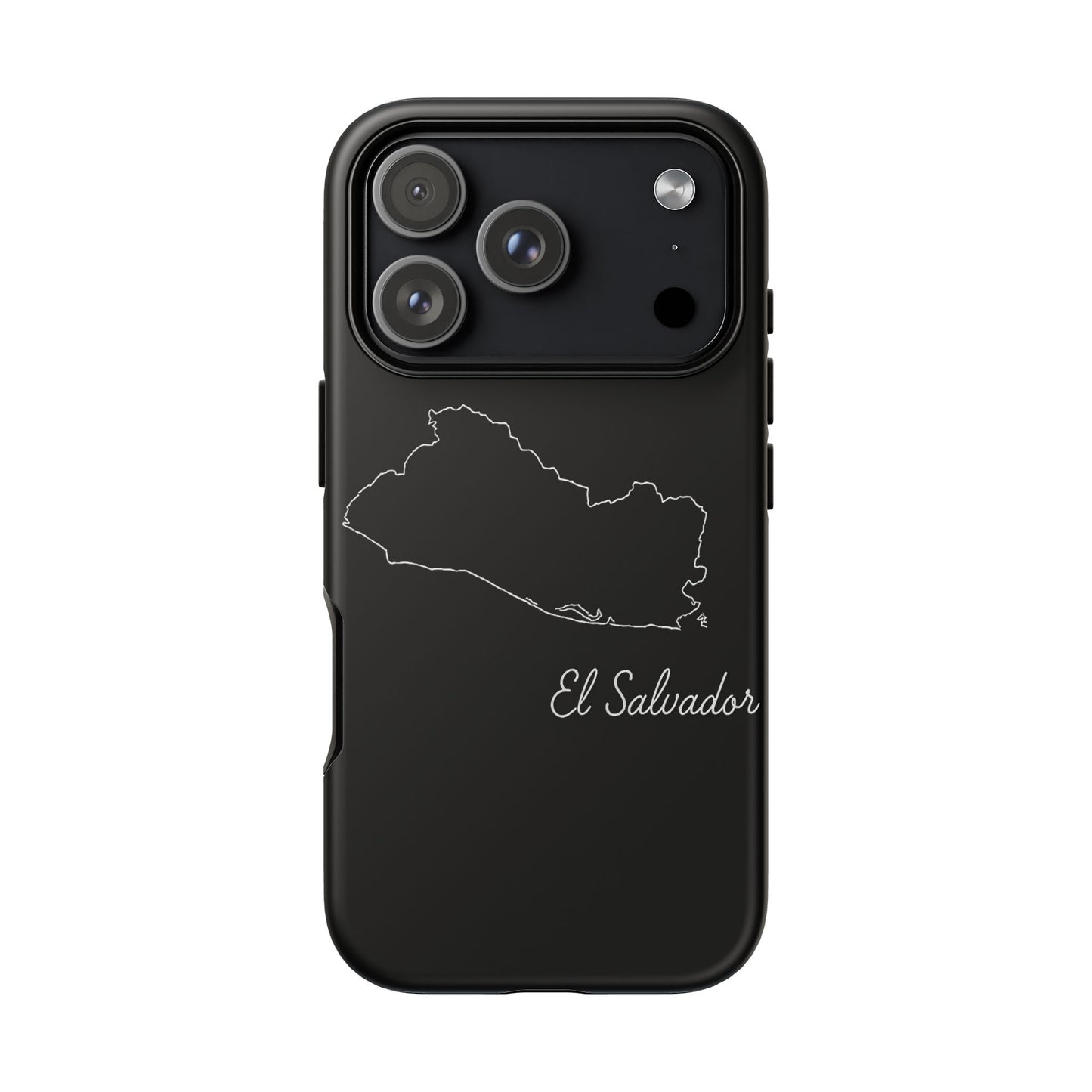 El Salvador Outline Phone Case – Minimal Country Map Tough Case (iPhone, Samsung, Pixel)