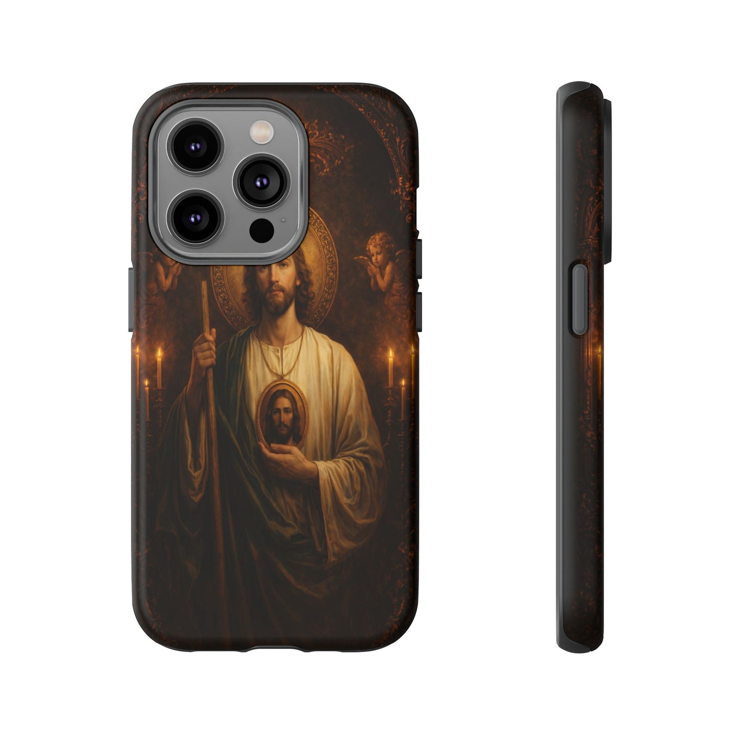 San Judas Phone Case Saint Jude Catholic Saint Religious Art Portrait Tough