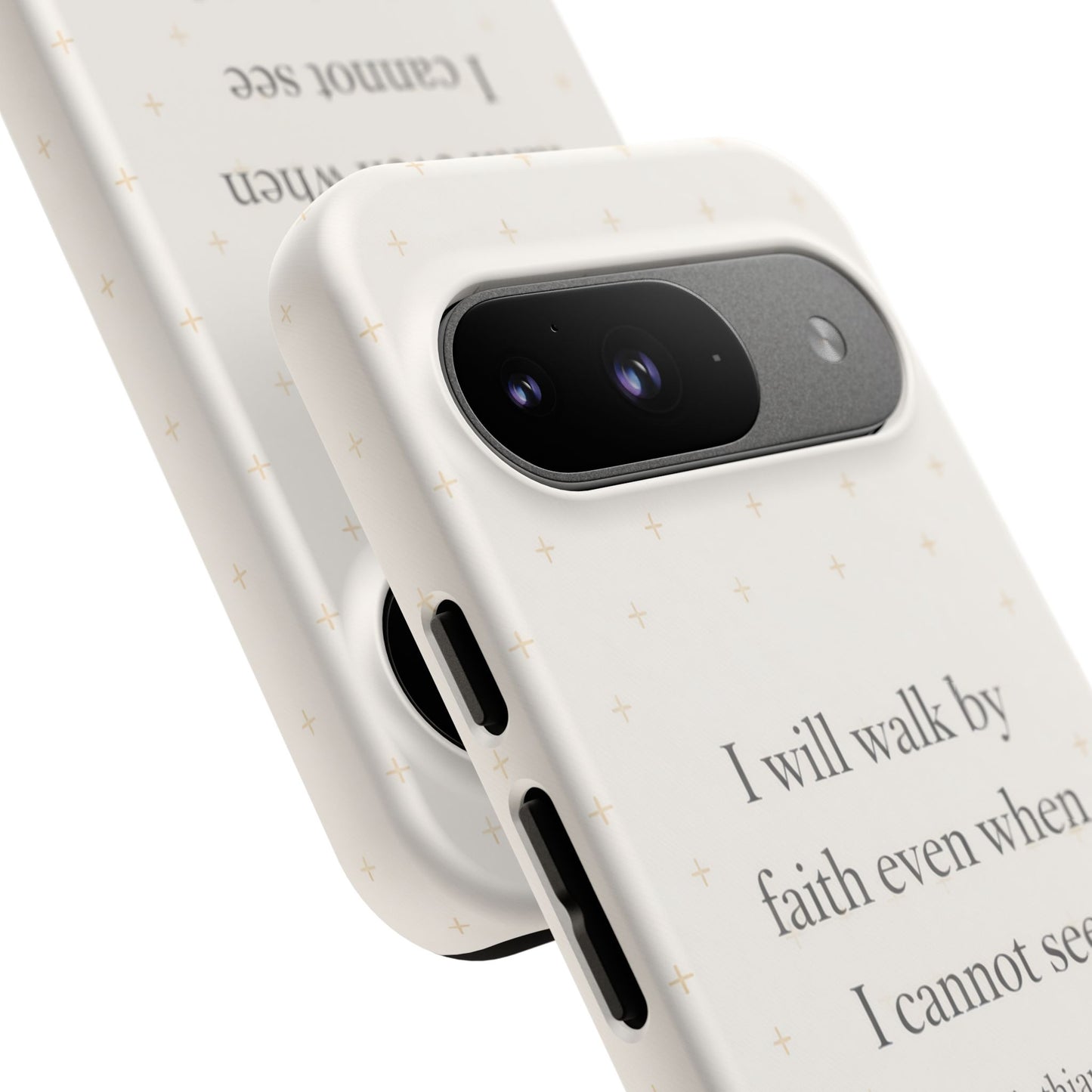 Walk by Faith Phone Case 2 Corinthians 5:7 Christian Bible Cover