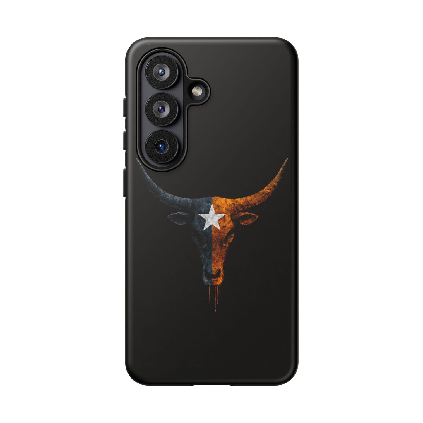 Texas Longhorn Skull Phone Case Western Cowboy Bull iPhone Samsung Cover