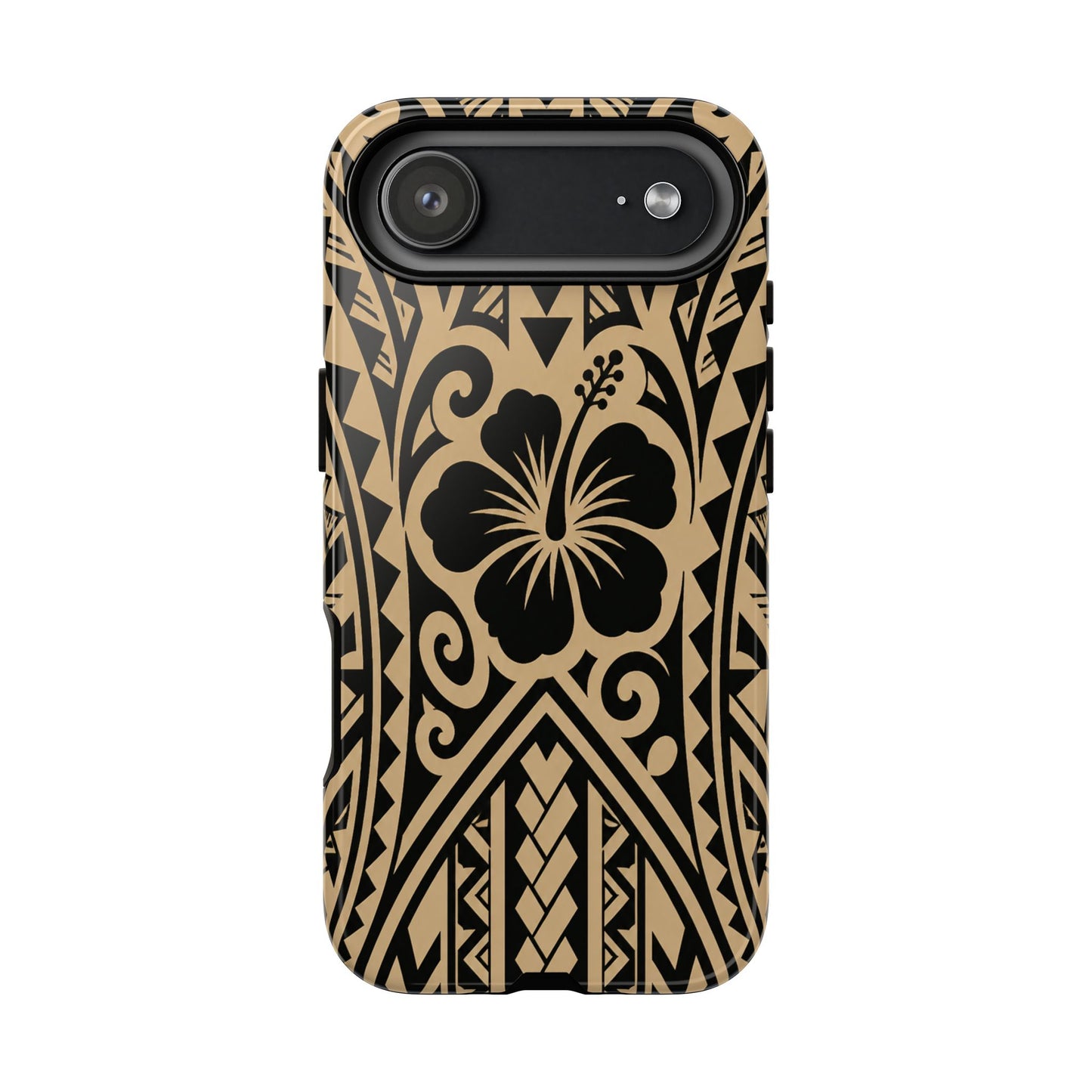 Polynesian Tribal Hawaiin Hibiscus Phone Case for iPhone Samsung Galaxy