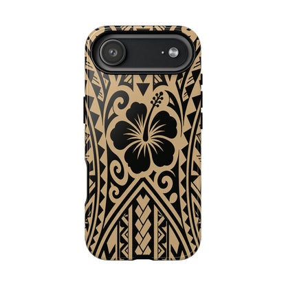 Polynesian Tribal Hawaiin Hibiscus Phone Case for iPhone Samsung Galaxy