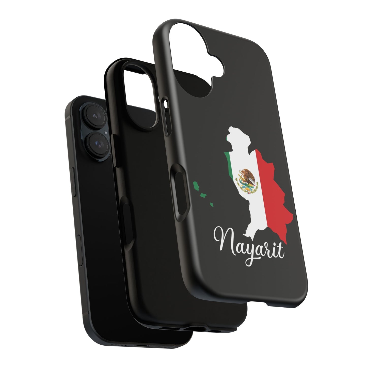 Nayarit Mexico Flag Map Phone Case | Mexican American Pride Tough Case for iPhone & Samsung