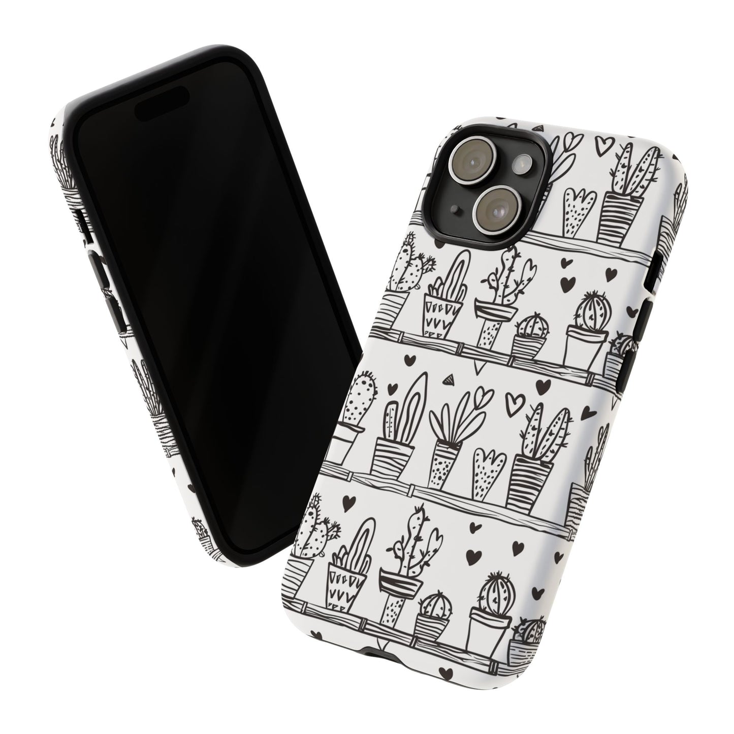 Cactus Succulent Phone Case Cute Plant Aesthetic iPhone Samsung Cover