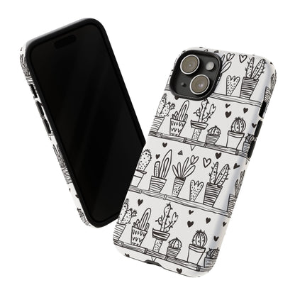 Cactus Succulent Phone Case Cute Plant Aesthetic iPhone Samsung Cover