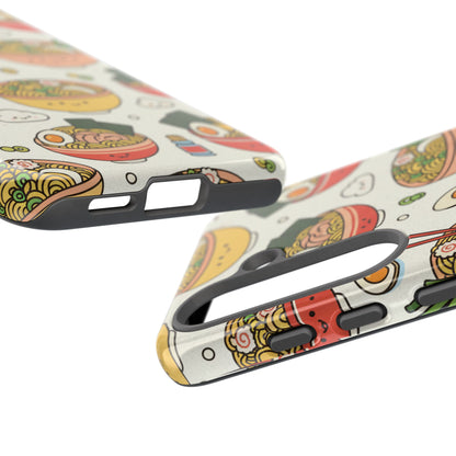 Kawaii Ramen Phone Case – Cute Japanese Food Pattern | Noodle Bowl Aesthetic Case
