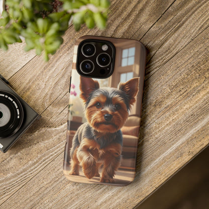 Yorkshire Terrier Phone Case – Cute Yorkie Puppy Tough Case (iPhone, Samsung, Pixel)