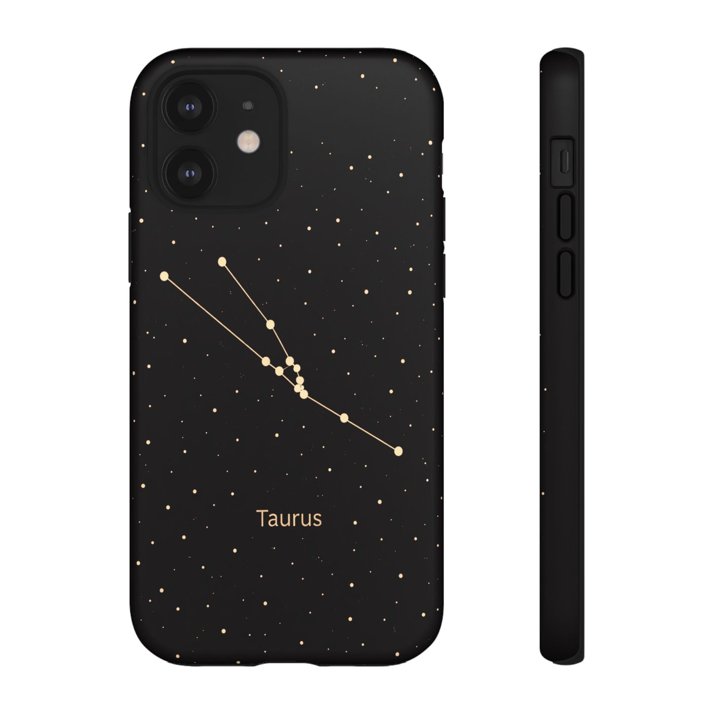 Taurus Zodiac Constellation Phone Case – Luxe Gold Celestial Cover